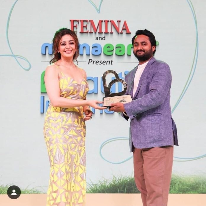 नोबल सिटीजन फाउंडेशन के सीईओ साहिल कौशर को Femina Mamaearth Beautiful Indians Award 2024 से सम्मानित किया गया!