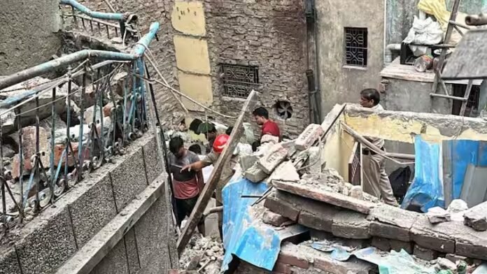 Karol Bagh Building Collapsed